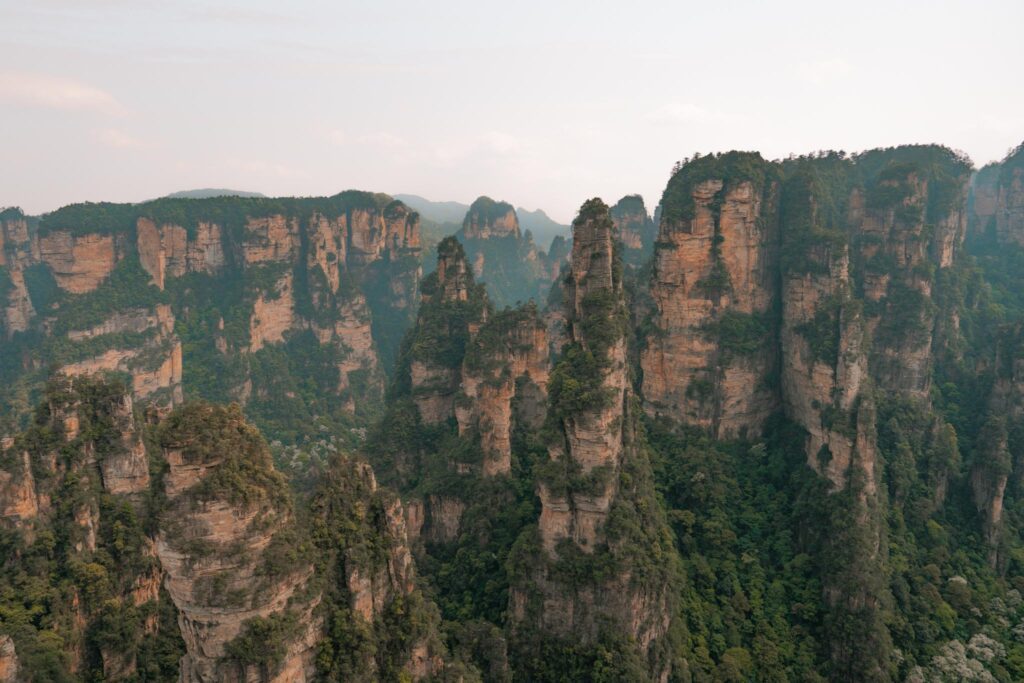 Avatar Mountains in Yuanjiajie scenic area