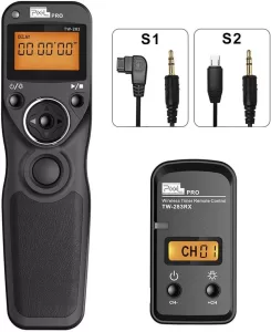 Wireless Remote and receiver for mirrorless or DSLR Camera