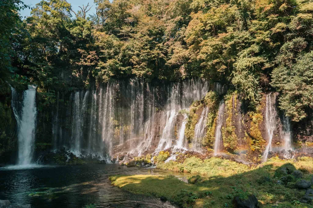 Shiraito Falls near Mt. Fuji